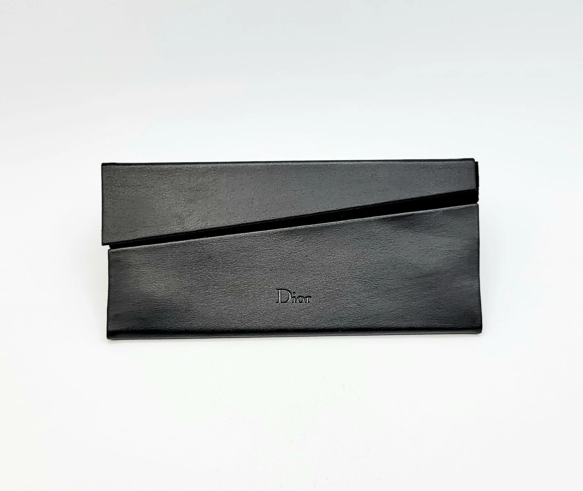 Dior Black Leather Glasses Case Only Magnetic Closure Dior Eyeglass Cases & Storage for sale | eBay main image 2
