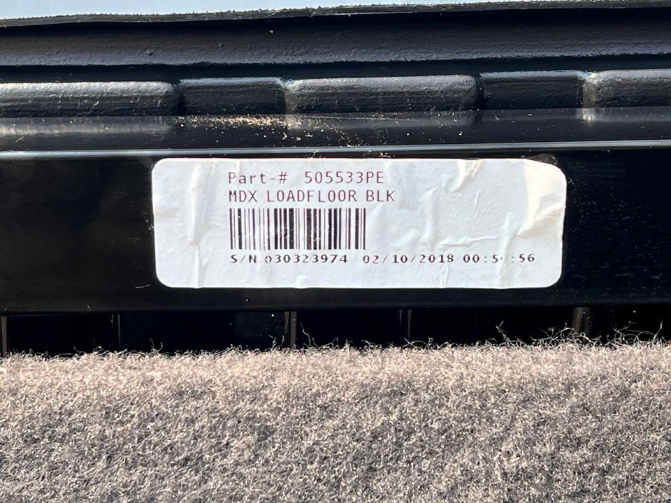 2014-2020 Acura MDX Cargo Cover Black With Mat Foto 2 de 4
