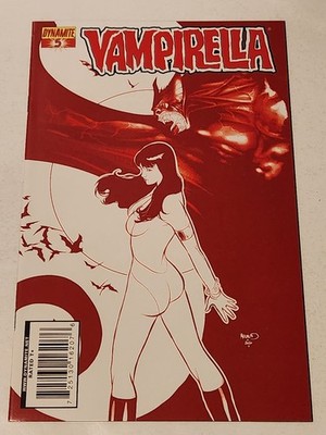 Vampirella #5, Paul Renaud Blood Red Variant, Dynamite Comics