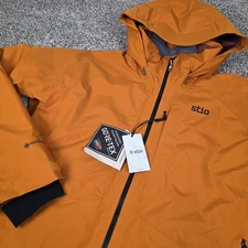 Stio Doublecharge Jacket Mens 2XL Bonfire Orange Insulated Ski Snowboard Vents