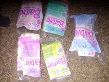 1992 McDonalds Happy Meal Toys Barbie Lot 5 out of 8 Figurines Factory Sealed