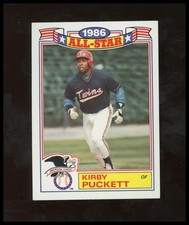 1987 Topps '86 Glossy All-Star #19 Kirby Puckett Baseball Card