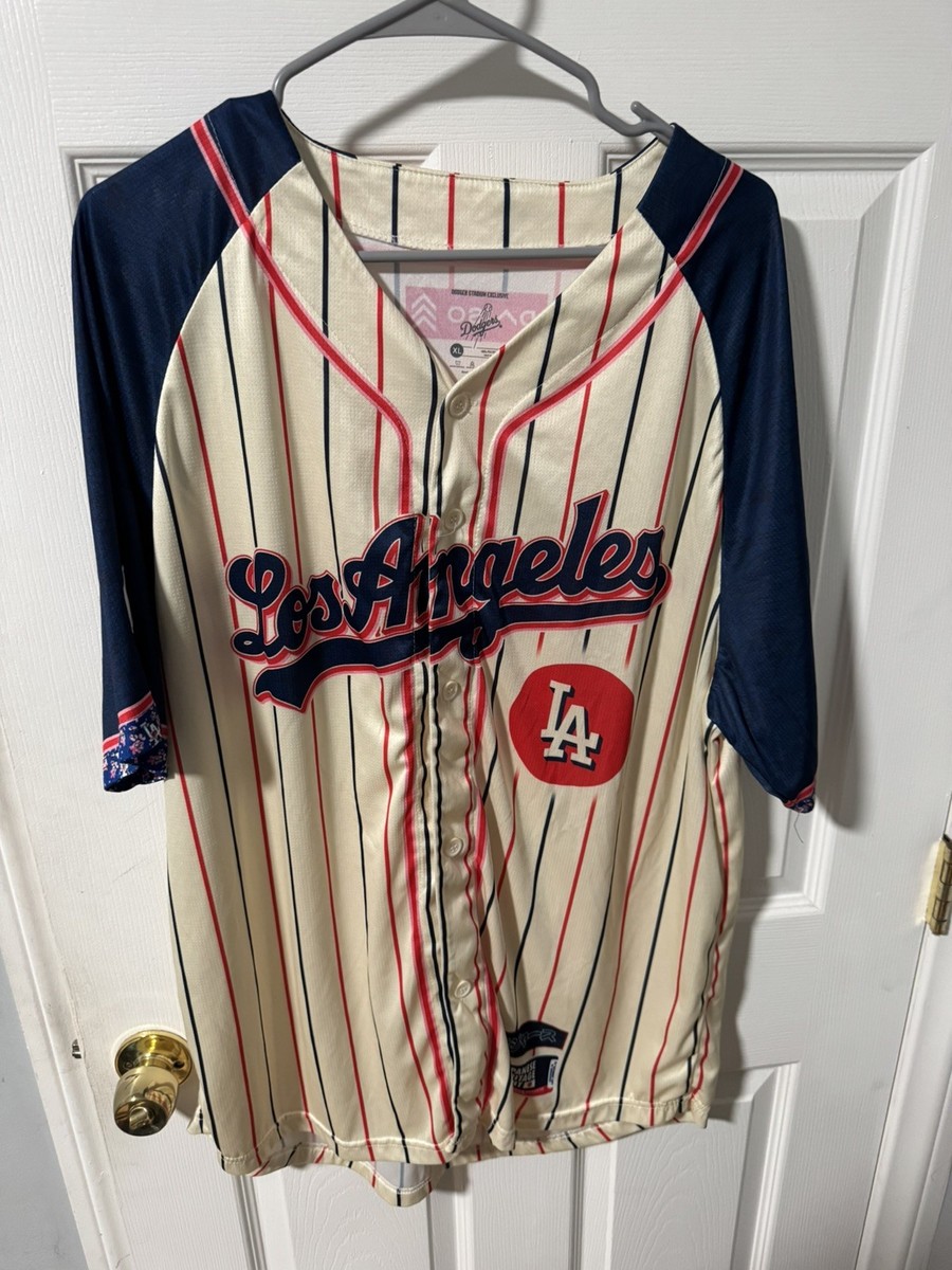 LA Dodgers Japanese Heritage Night Baseball Jersey Men's XL 2025