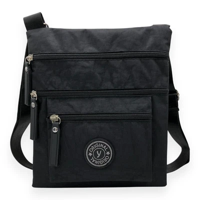 WINSTON HIDE Ladies Crossbody Bag Lightweight Shoulder Bag Adjustable Strap, Zip Compartments