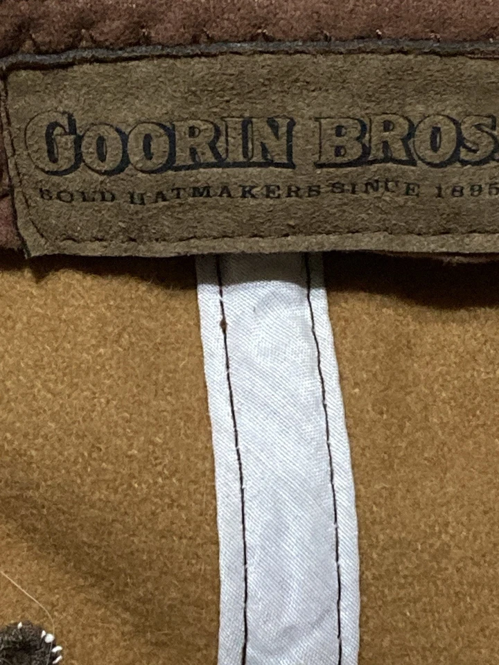 Gorra Goorin Bros New York marrón gamuza para hombre correa ajustable Foto 4 de 4