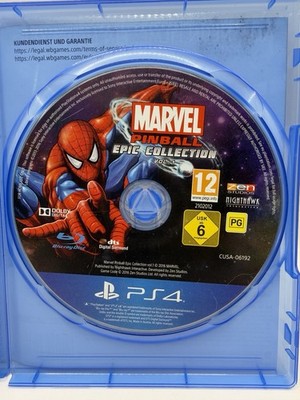 PS4 Sony PlayStation 4 - Marvel Pinball Epic Collection - PAL - Nur CD