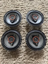 2 pairs(4 speakers) 6.5” 4 Ohm 350W Max Loud Car Speakers Never Used