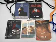 Lot of 5 VIP Laminates G-Eazy & Hoodie Allen Tour Passes 2015–2022 Signed Rap