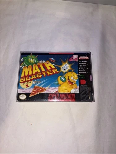 Math Blaster Episode One 1 (Super Nintendo SNES)  in Box NO MANUAL