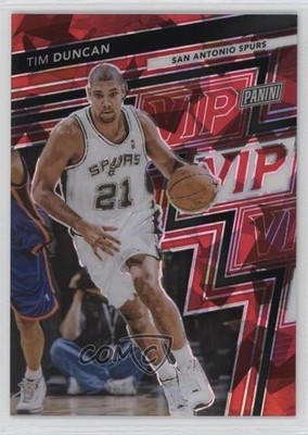 2025 National Convention VIP Gold Pack Red Sparkle Prizm /99 Tim Duncan HOF 1d0h