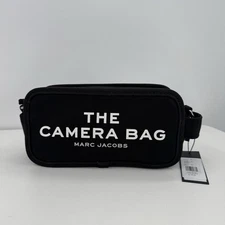 Marc Jacobs The Camera Bag Black Canvas Crossbody Bag