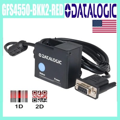 Datalogic Gryphon GFS4550-BKK2-RED 2D MP Red Barcode Scanner Reader RS232 Cable