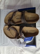 Birkenstock Mayari Habana Reg Size EU 38 US Women's 7 UK 5 with New Tags and Box