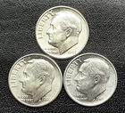 1949 P-D-S 10c SILVER Roosevelt Dimes  Year Set.  BU*BU*AU   (R252)