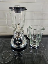 Vintage Breville Classique BL1 Blender Chrome Glass Jug + Extra Jar Tested Works