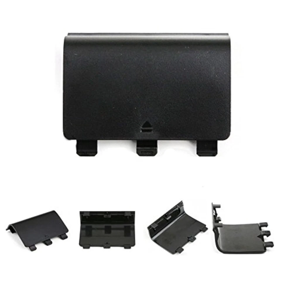 Lote de 5 X Cubierta Batería Negra Tapa Carcasa Puerta Repuesto Para Xbox One 6Z Foto 2 de 3