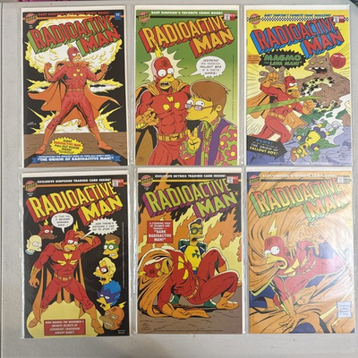 #ad #ad 🔥🔥Radioactive Man #1 6 Bongo Comics 1994 NM Simpsons 🔥🔥 $99.99
