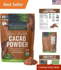 8 oz Organic Cacao Powder - , Keto Gluten-Free for Guilt-Free Indulgence