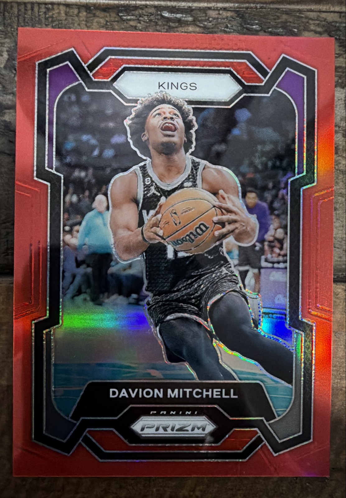 2023-24 Panini Prizm - Davion Mitchell #227 Red Prizm /299