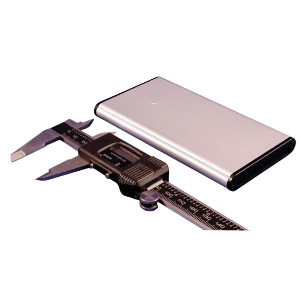 Hammond Aluminium Enclosure Slimline 120x70x12mm Black