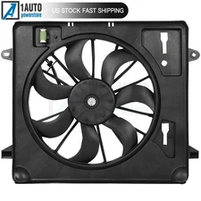 Electric Radiator Fan Assembly Fit For 2007-2011 Jeep Wrangler 3.8L 68039593AA