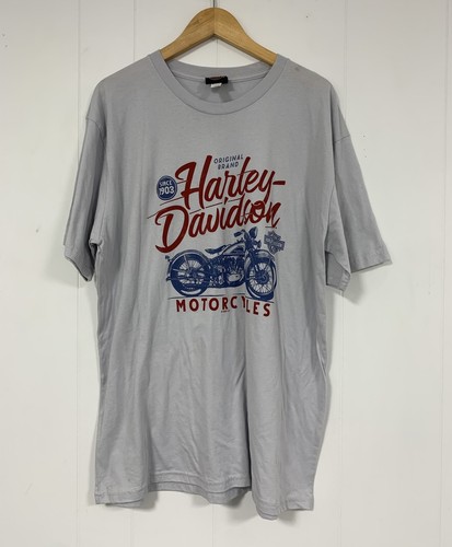 Harley-Davidson the Woodlands TX Dealer T-Shirt XL Gray Let's Ride