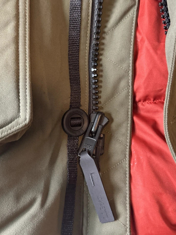 Abrigo Parka Montaña L.L Bean Maine Para Hombre L Kelp Verde Downtek Cordura Técnico Foto 3 de 4