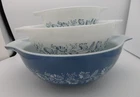 Vintage Pyrex Colonial Mist Cinderella Mixing Bowls Set of 3, 441, 443, 444