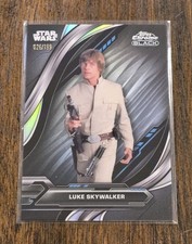 2024 Topps Chrome Black Star Wars Luke Skywalker Refractor /199 1