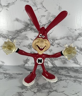 1988 Dominos Pizza 6'' Avoid the Noid Bendy Window Cling Suction Cup Figure