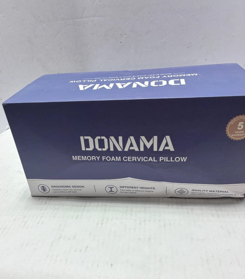 DONAMA Cervical Pillow for Neck and Shoulder,Contour Memory Foam Pillow - Image 4 of 4