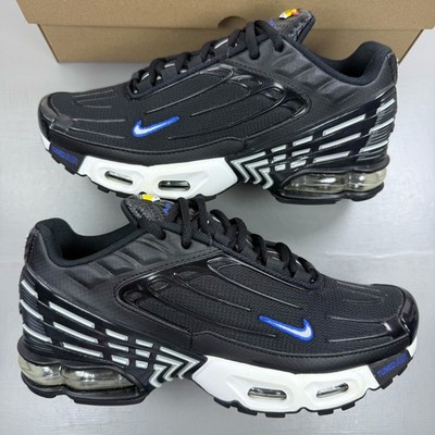 Nike Air Max Plus TN 3 Gr. UK 4,5 Schwarz Blau Silber Herren Sneaker HF4294-001