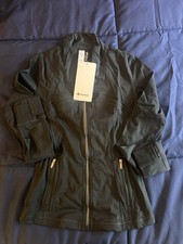 Lululemon Define Black Full Zip Jacket Zipped Pockets Athletic Women's Size 4