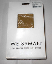 WEISSMAN W990 Adult Lt Suntan Footed Dance Tights Size MA New