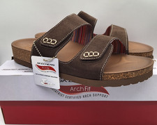 Skechers Arch Fit Luxe Foam Relaxed Fit Granola Adjustable Sandals Desert Posy 8