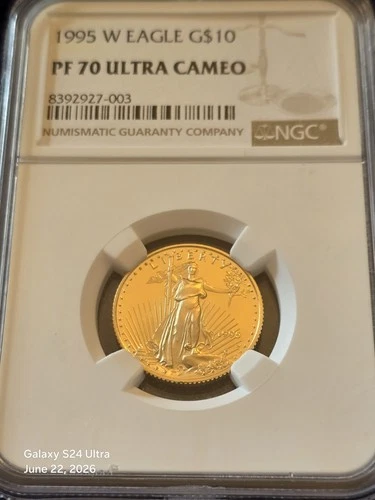 1995-W American Gold Eagle 1/4 oz — photo from the most recent tracked eBay sale