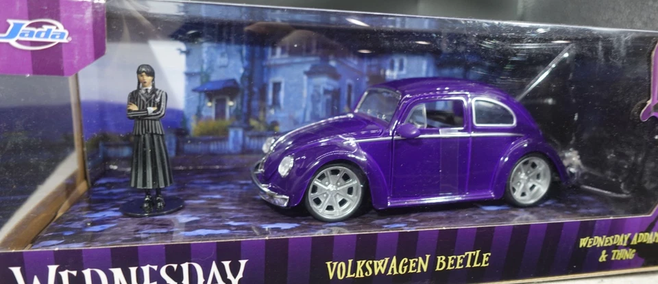 Jada Toys Wednesday Volkswagen Beetle 1/24 - Image 3 of 3