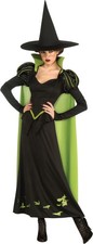 RUBIE'S WICKED WITCH OF THE WEST HALLOWEEN COSTUME WOMEN STANDARD DRESS SIZE 12