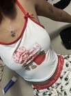 M World of Strawberry Shortcake Custard Cami top brief Panty Kawaii Lingerie Set — photo 9