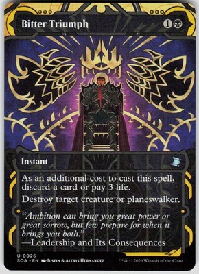Bitter Triumph 26 Secrets of Strixhaven Mystical Archive Magic the Gathering