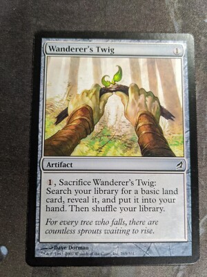 MTG Wanderer's Twig Lorwyn 265/301 Regular Common Lightly Played LP LRW
