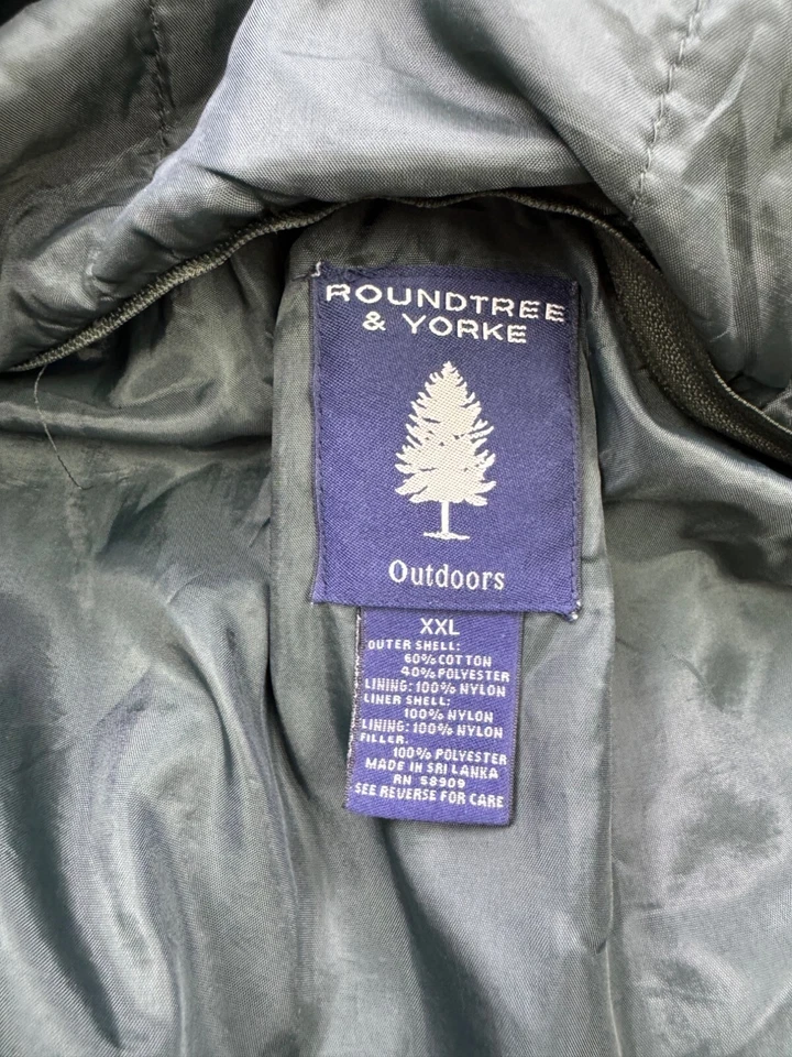 Chaqueta Roundtree & Yorke Hombres 2XL Militar 3 en 1 Tareas Parka Granero Abrigo de Campo De Colección Foto 4 de 4