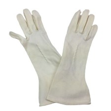 Vintage 50s Women's Ivory Gloves Church 10.25" Accessories