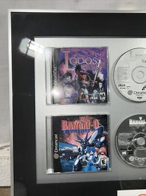 Bangai-O & Récord Of Lodosa War Sega Dreamcast Game Framed