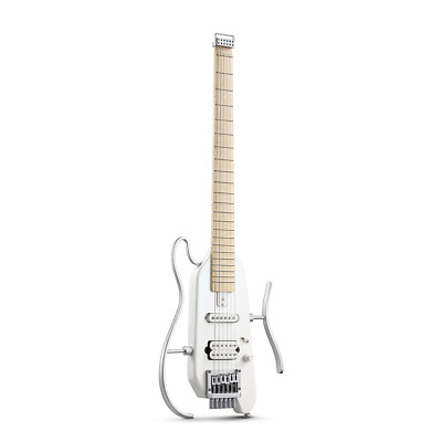 Donner HUSH-X 中古 Used Donner Hush X Travel Guitar Natural Electric Guitar