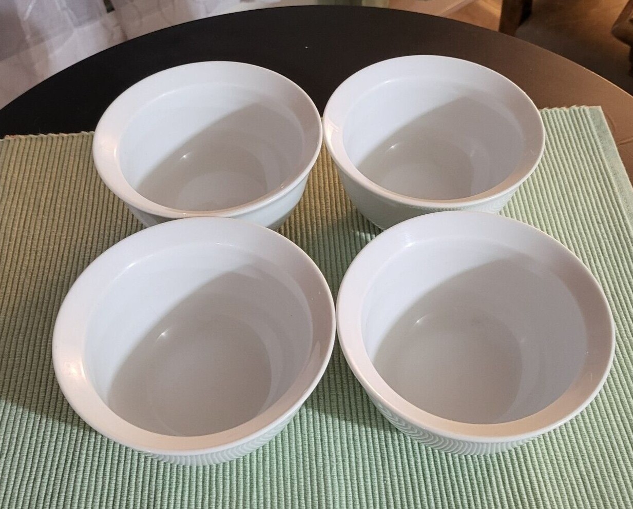 POTTERY BARN SUPPERTIME DU JOUR 4 SOUP/CEREAL/RICE BOWLS 5.5" DIAMETER