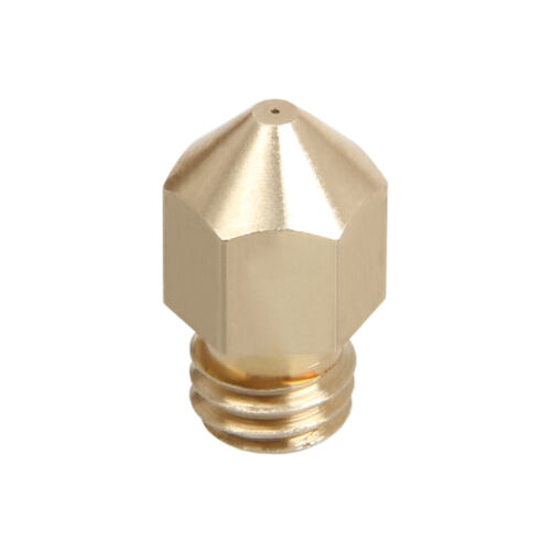 MK8 Extruder Spare Brass M6 Nozzle 0.3 0.35 0.4 0.5mm for A10 A20 A30 3D Printer - Photo 2/3