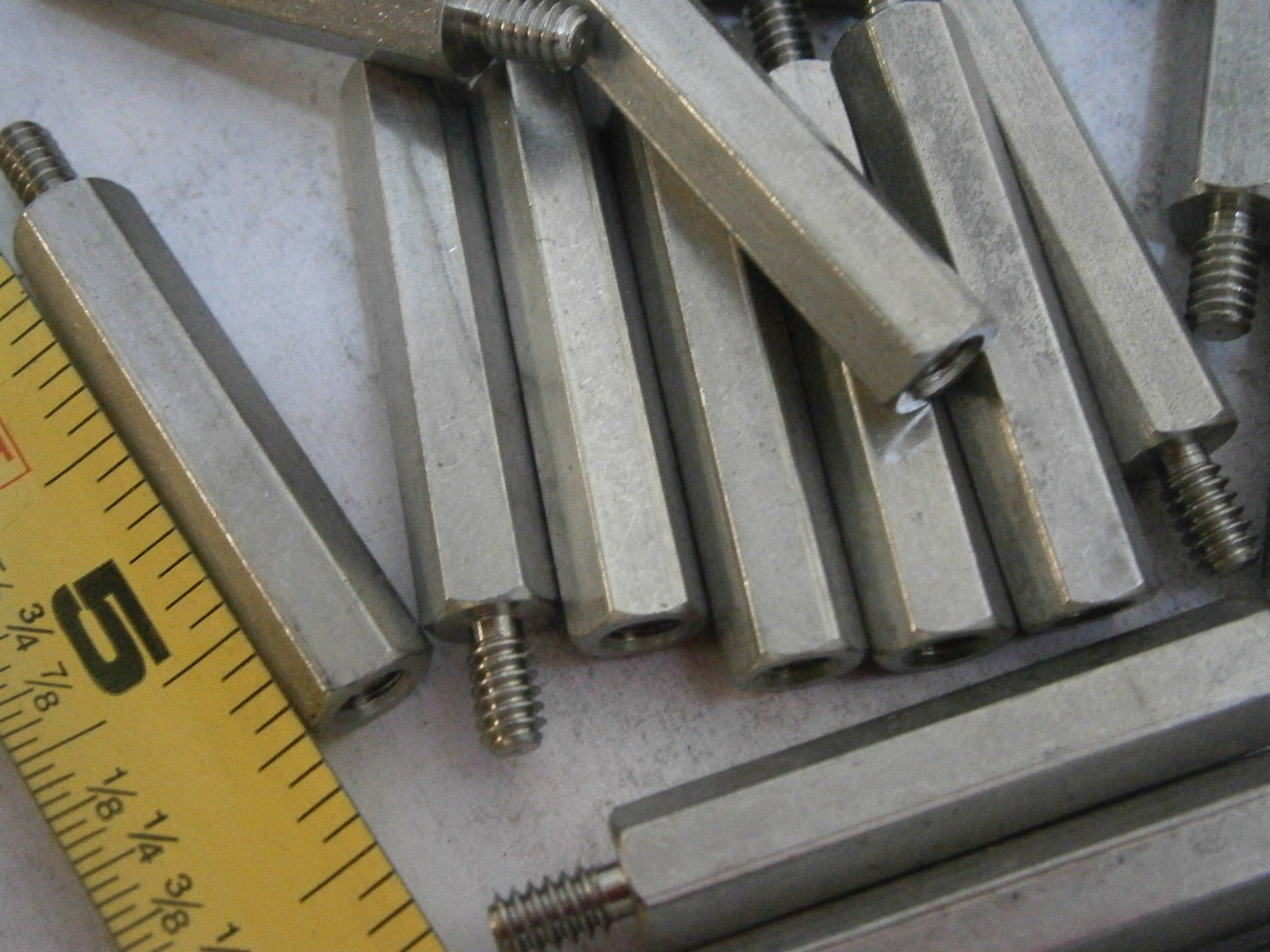 Unicorp 1460M09F09632 MaleFemale Standoffs 1/4 Hex Stainless Lot of