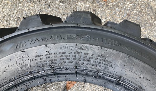 2 NEW HD 27X8.50-15 Galaxy XD2010 Skid Steer / Tractor Tires 27-8.50-15 - Picture 6 of 7