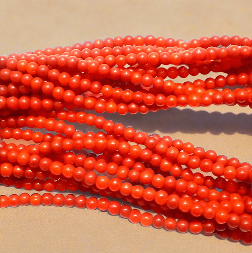 5 strings Glass Round Beads Blue 4mm - Picture 10 of 16